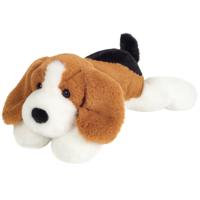Knuffeldier hond Beagle - zachte pluche stof - premium knuffels - multi kleuren - 29 cm   -