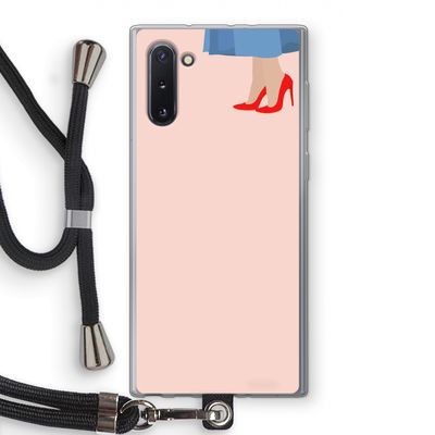 High heels: Samsung Galaxy Note 10 Transparant Hoesje met koord