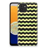 Samsung Galaxy A03 | TPU bumper | Waves Yellow