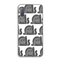 Cats: Samsung Galaxy A7 (2018) Transparant Hoesje