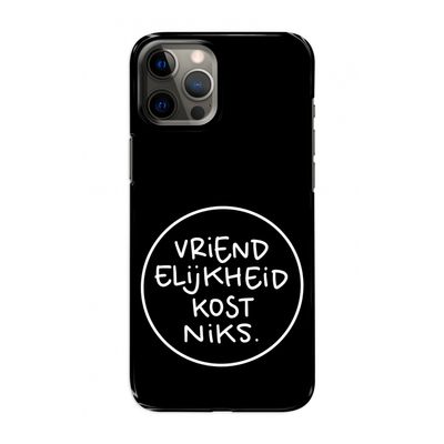 Vriendelijkheid: Volledig geprint iPhone 12 Pro Hoesje