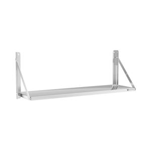 Wandplank - inklapbaar - 120 x 30 cm - 40 kg - roestvrij staal