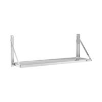 Wandplank - inklapbaar - 120 x 30 cm - 40 kg - roestvrij staal