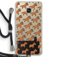 Pony: Samsung Galaxy A3 (2016) Transparant Hoesje met koord