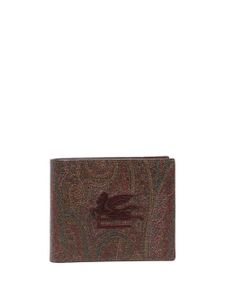 ETRO portefeuille à logo brodé - Rouge