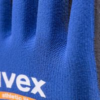 Uvex 6002711 beschermende handschoen Werkplaatshandschoenen Antraciet, Blauw Elastaan, Polyamide 1 stuk(s) - thumbnail