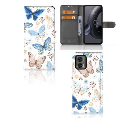 Telefoonhoesje | Met pasjeshouder | voor Motorola Edge 30 Neo Vlinder