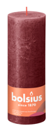 Bolsius Rustiek Stompkaars Red Velvet 190/68