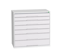 Bott Verso Schuifladenkast | 1050x550x1000mm | 7 Laden | RAL 7035 - 16925249.16 Bott Verso Schuifladenkast | 1050x550x1000mm | 7 Laden | RAL 7035 - 16925249.16