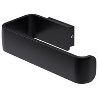 Toiletrolhouder Haceka Aline Black 15,6x3,5 cm Aluminium Mat Zwart - thumbnail