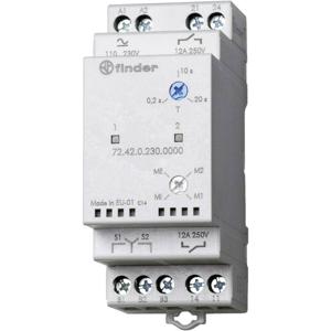 Finder 72.42.0.024.0000 Pomp-omschakelrelais 24 V/DC, 24 V/AC 1x NO, 1x NO 1 stuk(s)