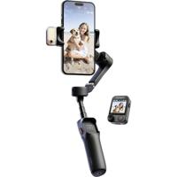 Hohem iSteady V3 Ultra BLK Gimbal elektrisch 1/4 inch Zwart Bluetooth, Geïntegreerde accu, Geïntegreerd statief, Incl. smartphonehouder Belastbaar tot 400 g