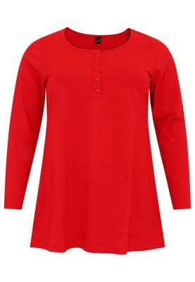 Yoek Tuniek flare knopen | Rood | Maat 58/60