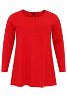 Yoek Tuniek flare knopen | Rood | Maat 58/60