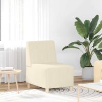 Sofa Stoel Crme 55 x 74 x 82 cm Katoenen stof Sofa Stoel Crme 55 x 74 x 82 cm Katoenen stof