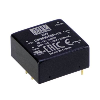 MW Mean Well DKMW06G-05 DC/DC-converter 48 V 5 V 0.6 A 6 W Aantal uitgangen: 2 x Inhoud 1 stuk(s)