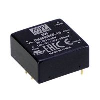 MW Mean Well DKMW06G-05 DC/DC-converter 48 V 5 V 0.6 A 6 W Aantal uitgangen: 2 x Inhoud 1 stuk(s)