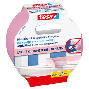 tesa PRECISION SENSITIVE 56261-00000-03 Maskeertape tesa Roze (l x b) 25 m x 38 mm 1 stuk(s)