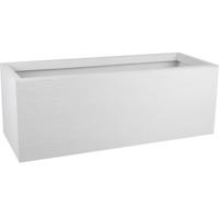 PLASTIC EDA plantenbak Graphit Up - 57 L - Afmetingen 79,5 x 29,5 x 29,5 cm - Witte ceruse