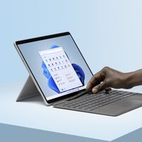 Microsoft Surface Pro Signature Keyboard with Slim Pen 2 Platina Microsoft Cover port QWERTZ Zwitsers - thumbnail