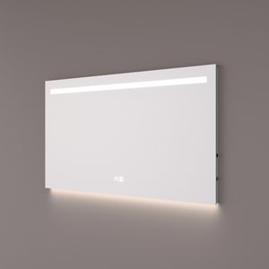 Hipp Design 5000 spiegel met LED verlichting, klok en spiegelverwarming 140x70cm