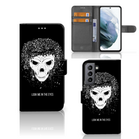 Telefoonhoesje met Naam Samsung Galaxy S21 FE Skull Hair - thumbnail