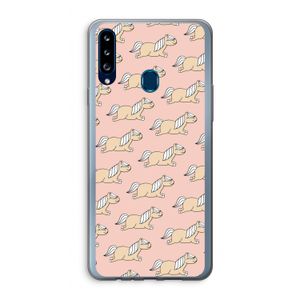 Ponys: Samsung Galaxy A20s Transparant Hoesje