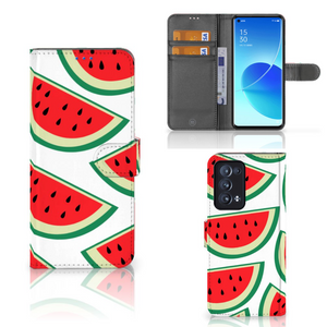 OPPO Reno 6 Pro Plus 5G Book Cover Watermelons