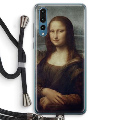 Mona Lisa: Huawei P20 Pro Transparant Hoesje met koord