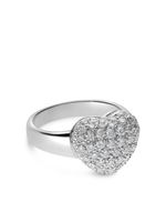 LEO PIZZO bague Amore en or blanc 18ct sertie de diamants - Argent - thumbnail