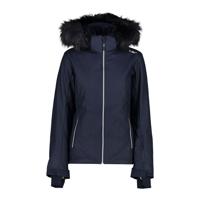 CMP Zip Hood Wintersportjas Dames Black Blue D42