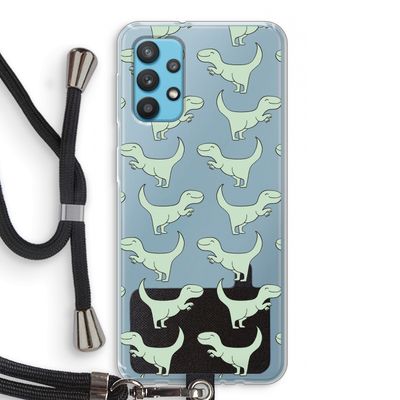Dinos: Samsung Galaxy A32 4G Transparant Hoesje met koord