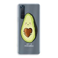 Avocuddle: Sony Xperia 5 II Transparant Hoesje Avocuddle: Sony Xperia 5 II Transparant Hoesje