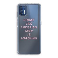Christian Grey: Motorola Moto G9 Plus Transparant Hoesje