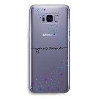Sterren: Samsung Galaxy S8 Transparant Hoesje - thumbnail
