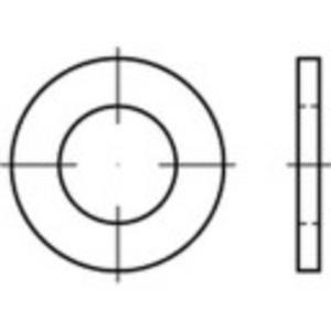 Onderlegring 33 mm 56 mm RVS A4 50 stuk(s) TOOLCRAFT 1068862