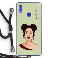 Pop-Art Creator: Honor Note 10 Transparant Hoesje met koord