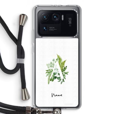Green Brush: Xiaomi Mi 11 Ultra Transparant Hoesje met koord