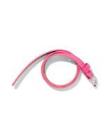 HEMA Kinderriem 1.8cm hartjes roze (roze)