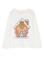 Stella McCartney Kids t-shirt en coton à imprimé graphique - Blanc