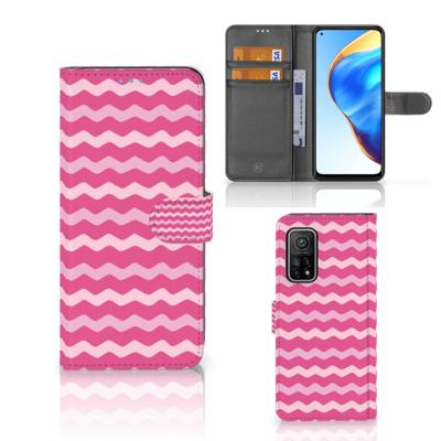 Xiaomi Mi 10T Pro | Mi 10T | Telefoon Hoesje | Waves Pink