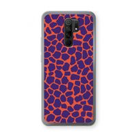 Purple Giraffe: Xiaomi Redmi 9 Transparant Hoesje Purple Giraffe: Xiaomi Redmi 9 Transparant Hoesje