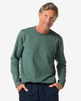 HEMA Heren T-shirt Relaxed Fit Middengroen (middengroen)