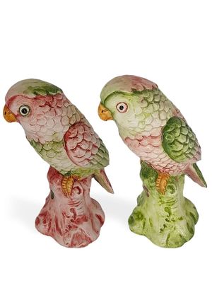 Les-Ottomans ensemble de petites sculptures Parrot - Multicolore