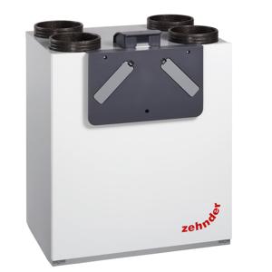 Zehnder ComfoAir E ventilatieunit m. warmteterugwinning 400 400 m3/h 150 Pa E 400 L P LTV links