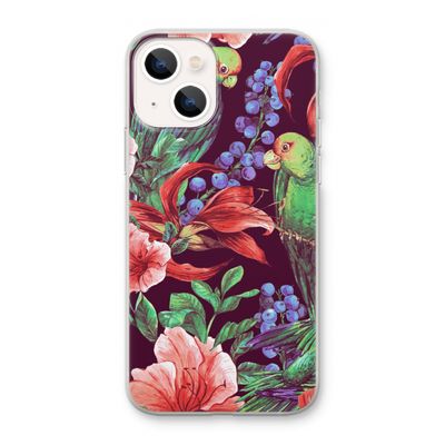 Papegaaien: iPhone 13 mini Transparant Hoesje