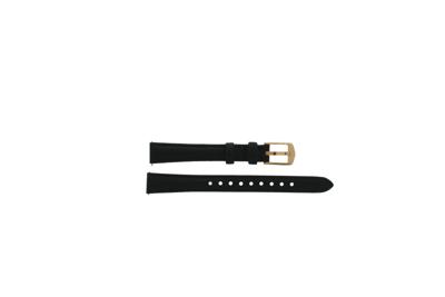 Horlogeband Fossil ES4504 / ES4506SET Leder Zwart 12mm