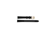Horlogeband Fossil ES4504 / ES4506SET Leder Zwart 12mm