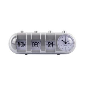 Karlsson - Alarm Clock Retro Tube Calendar Flip