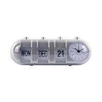 Karlsson - Alarm Clock Retro Tube Calendar Flip
